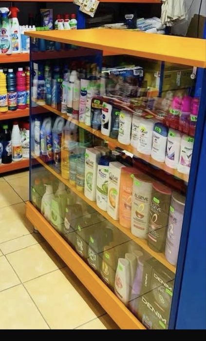 Rafturi, tejghea, allinone, casa de marcat,produse uz casnic
