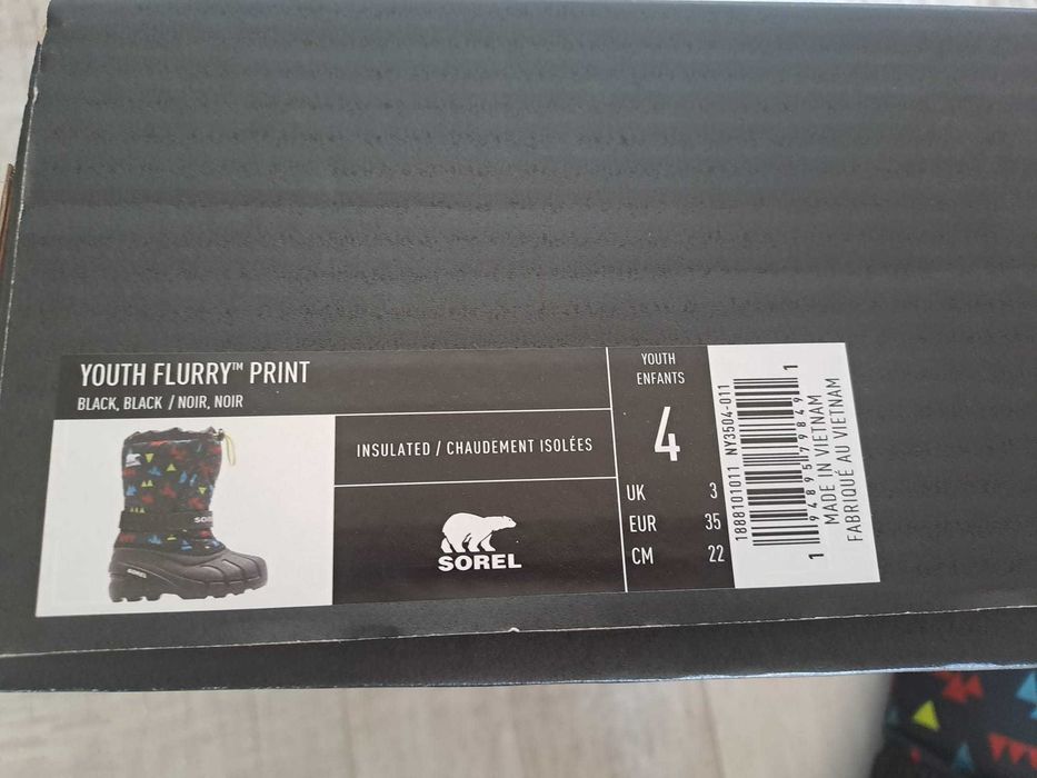Cizme de zapada Sorel Youth Flurry 35