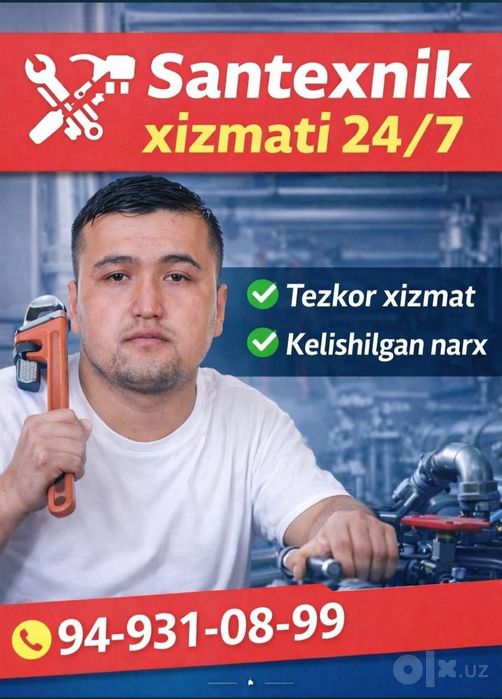 Santexnik hizmat 24/7