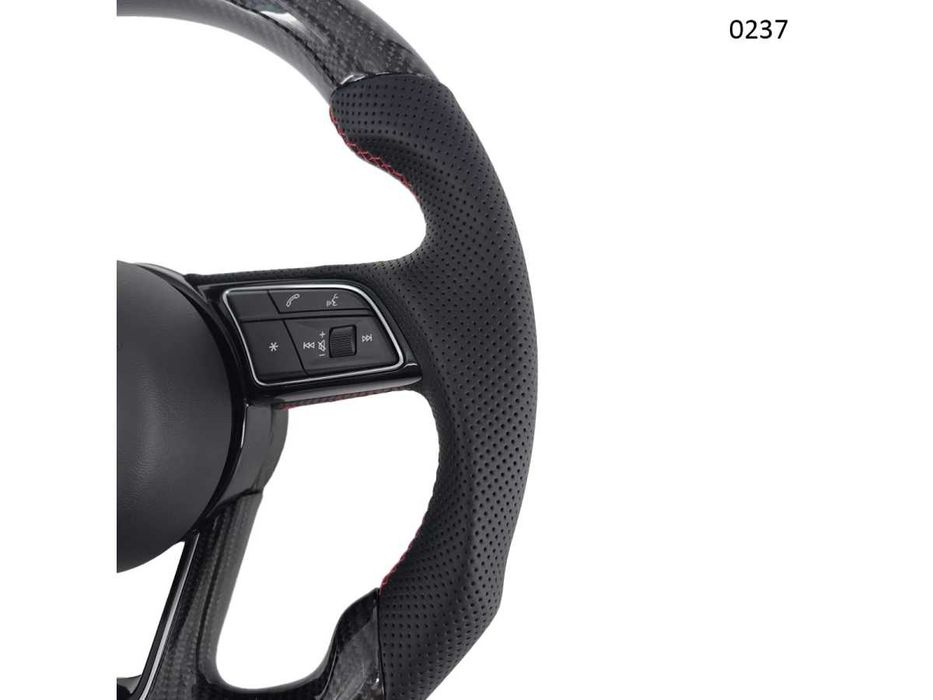 Volan sport decupat carbon AUDI A3, A4, A5, A6, A7, A8, Q3, Q5, Q7, Q8