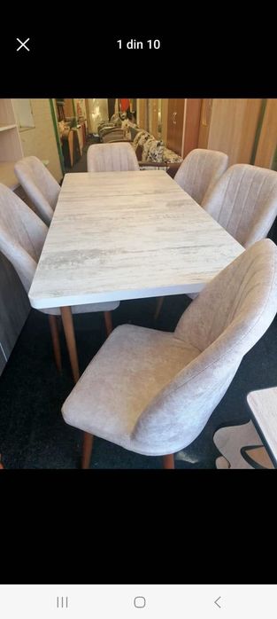 Oferim spre vânzare mobilă pentru casă : canapele extensibile, mese +6 scaune și mobilier la comandă - buget pentru toate buzunarele