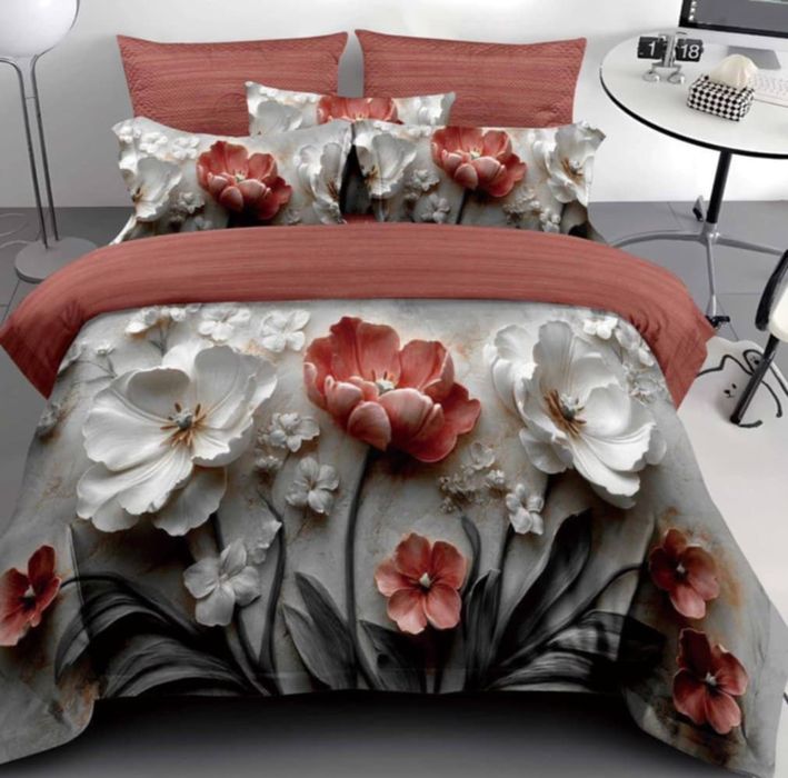 Lenjerie de pat 6 piese pentru pat dublu