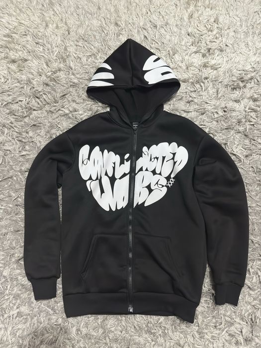 hanorac negru cu model