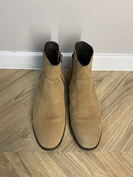 Мъжки боти Челси от естествен велур PIER ONE 42