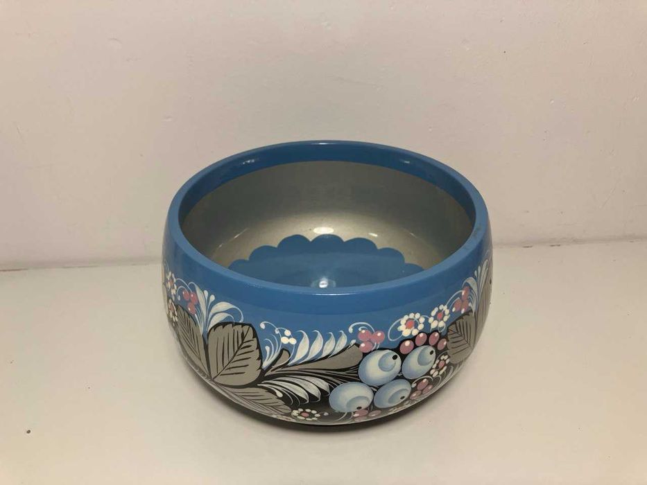 Оригинална руска дървена паница, ръчна изработка. Напълно нова