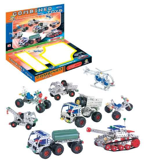 Детская развивающая игрушка металлический конструктор, 9/1