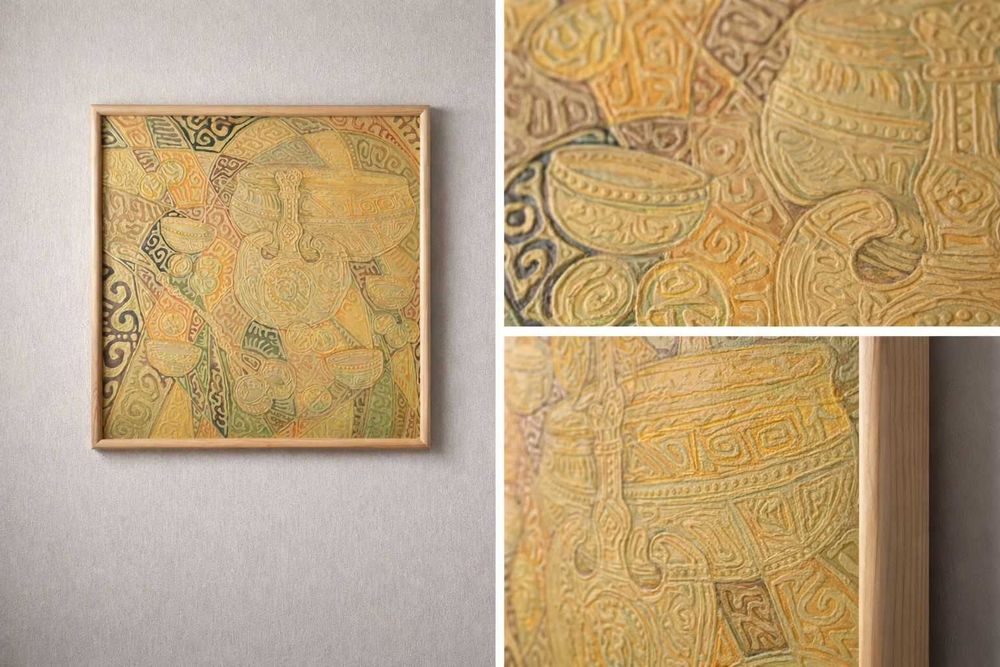 Картина «Дастархан» – Ануар Игембаев, 2025 ж.