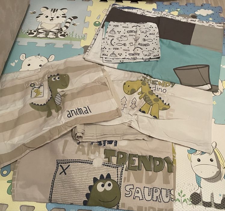 Бебешки спален комплект за легло/кошара 120/60 см