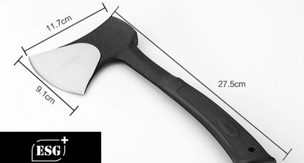 Туристическа брадва JEEP с 2 калъфа подходяща за къмпинг лов риболов