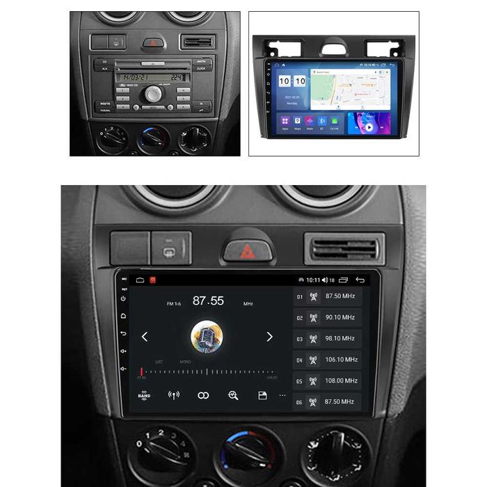 Ford Fiesta 2004-2008 Android Mултимедия/Навигация