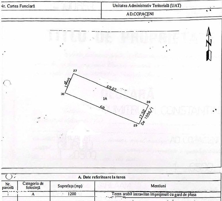 Teren cu livada perfect pentru CASA - 1.200 MP Sat Varlaam, Giurgiu