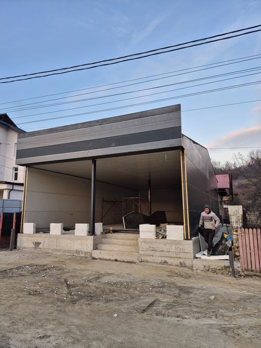 Confectionam terase  hale  pentru itp depozit la prețul de 35€ mp montaj si structura