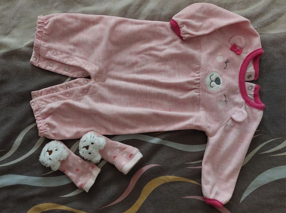 Лот бебешки дрешки за момиче 0-3 месеца