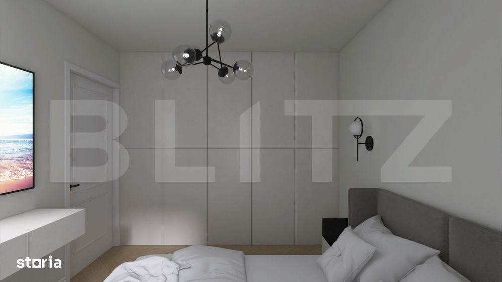 Apartament cu 3 camere in suprafat utila de 81,74 mp si balcon zona Br