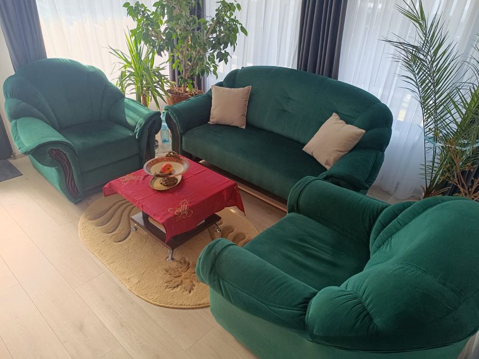 Canapea extensibila si fotolii