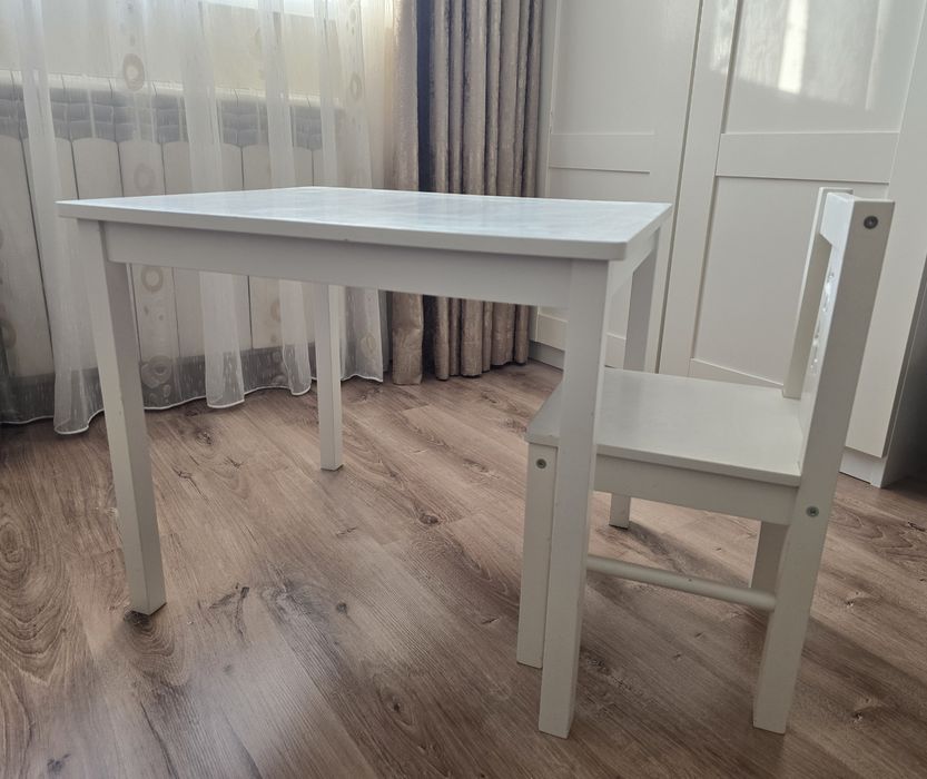 Масичка и столче за детска стая, Klitter Ikeа