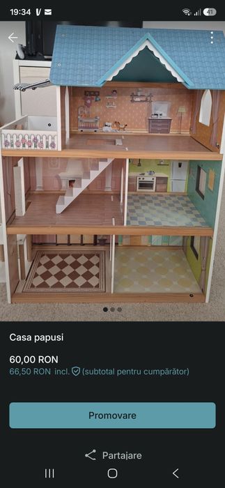 Vand casa papusi