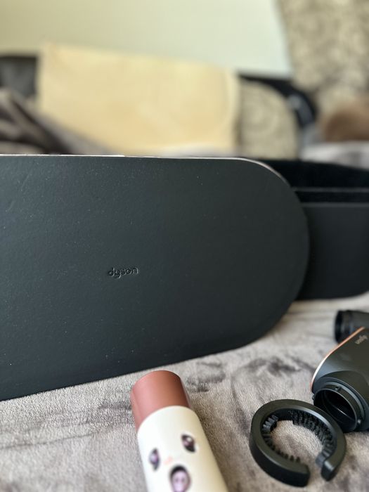 Dyson air wrap, rose gold