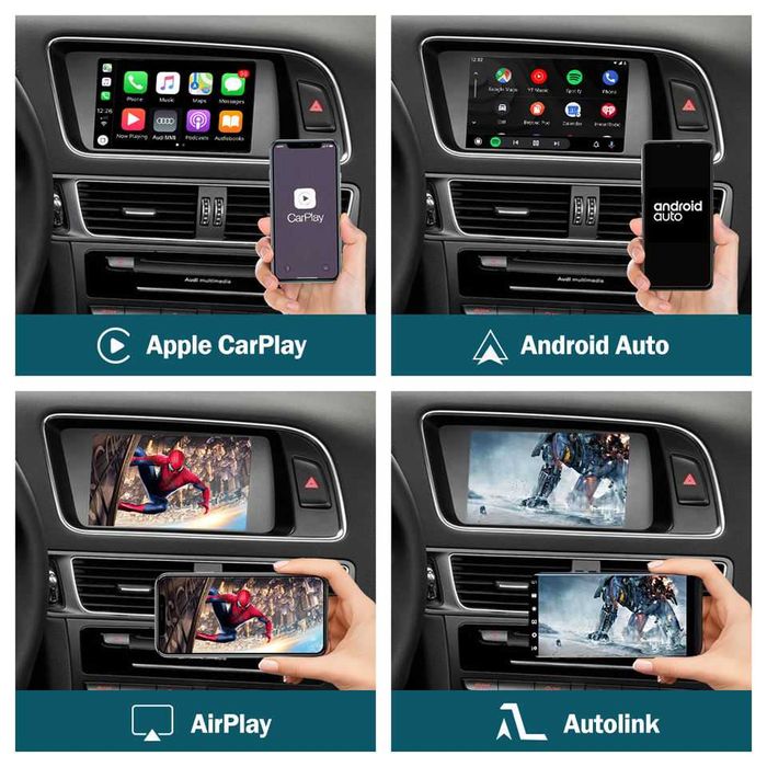 Безжичен Apple Carplay /Android Auto за Audi A4 A5 и Q5