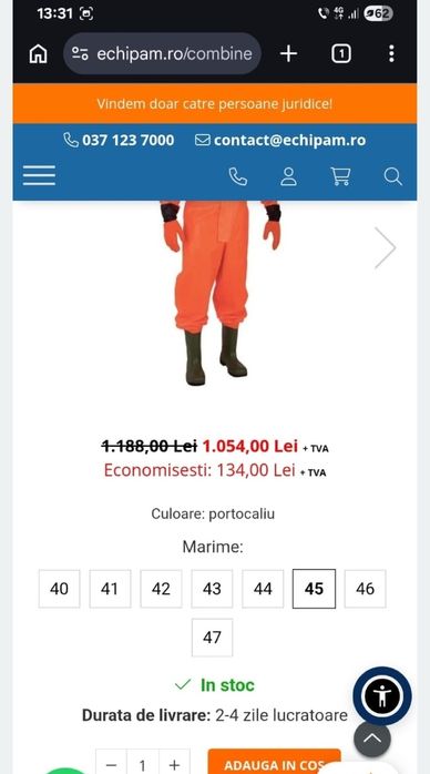 Costum impermeabil