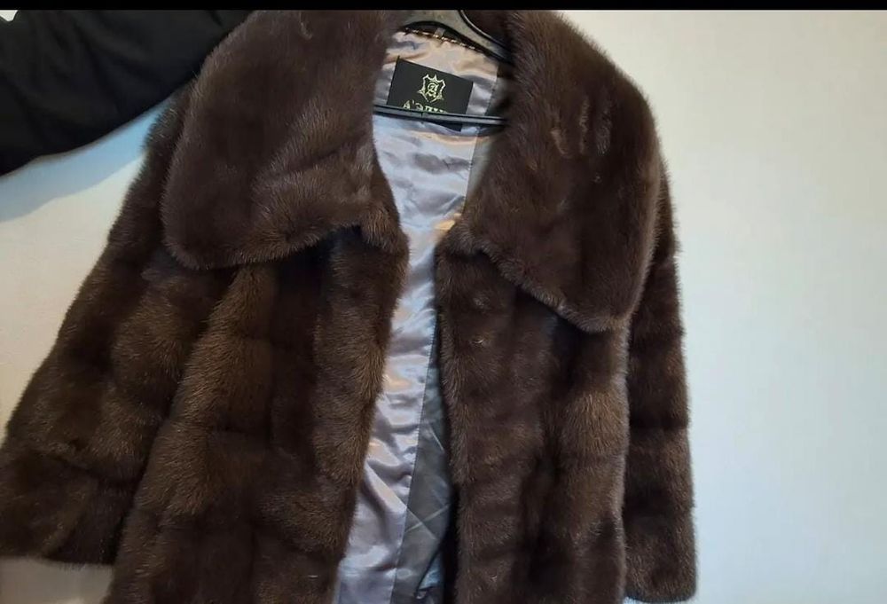 Шуба натуральных норки