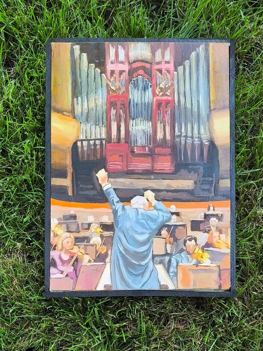 Картина маслом "Оркестр"