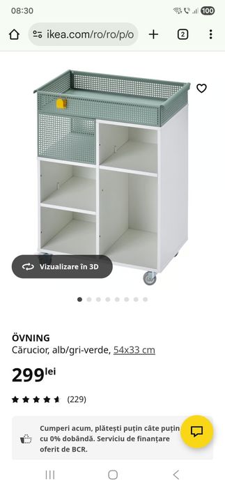 Ikea Övning carucior