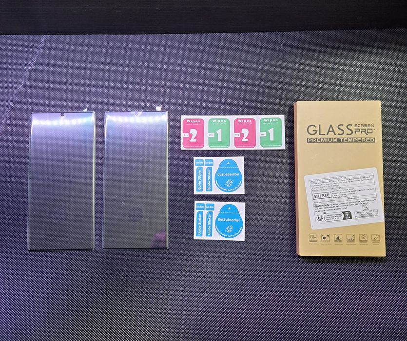 Стъклени протектори SAMSUNG S22 ULTRA 15евро за 2бр.- ТОП Качество