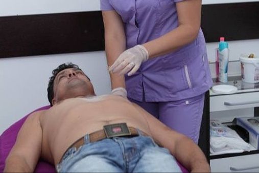 Депиляция мужская не больно. Шугаринг.