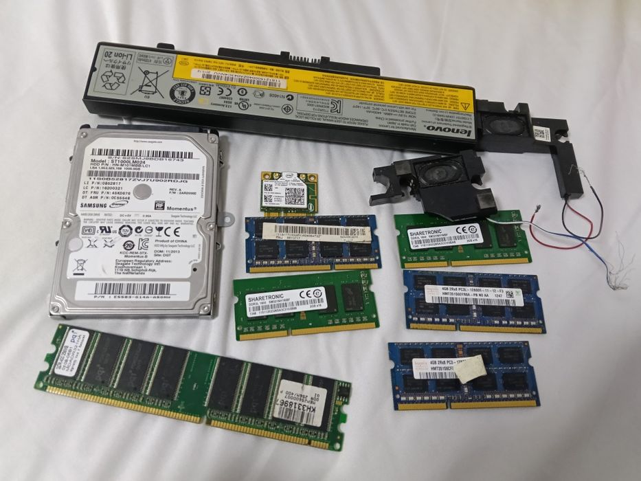 Ram PC/ laptop hard ,baterie laptop Lenovo ,boxe laptop