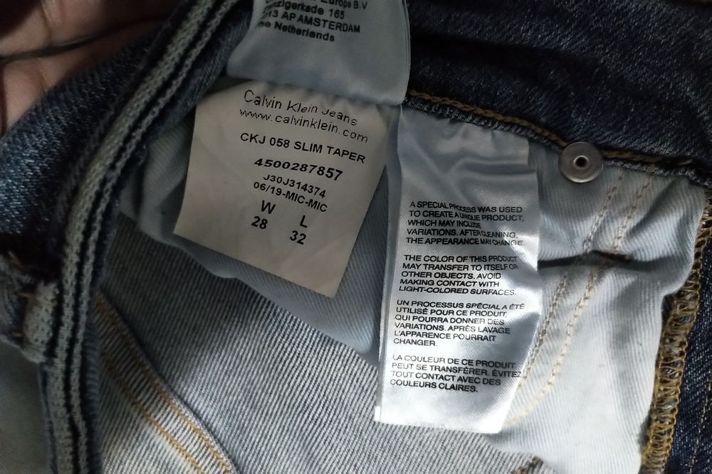 Оригинальные джинсы calvin klein