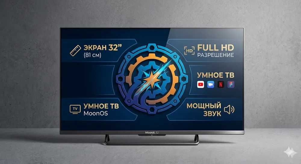 Телевизор/Televizor Moonx 32/43/50/55/60/75