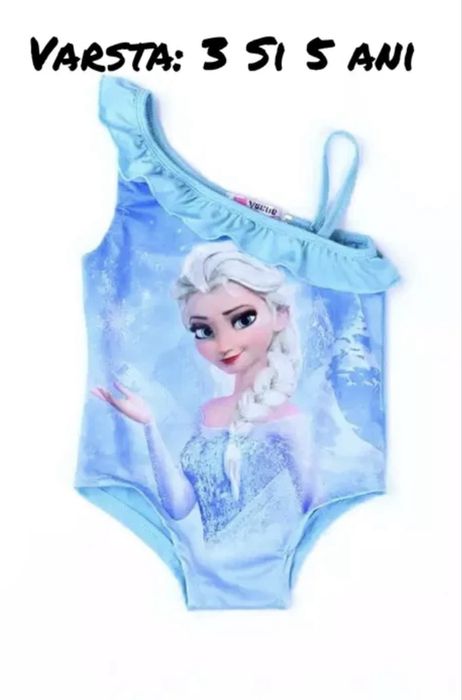 Costum baie bebe/copii/fete model Frozen,Elsa&Anna,Sirena