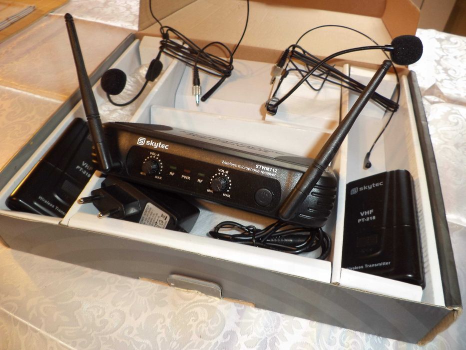 Microfoane fără fir, Wireless, 2 Headset, SKYTEC