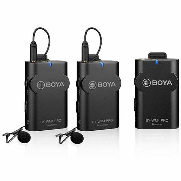 BOYA BY-WM4 PRO-K2
Двухканальная беспроводная радиосистема