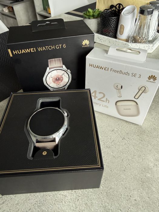 Huawei Watch GT 6 + FreeBuds SE 3 – ЧИСТО НОВИ (закупени днес)