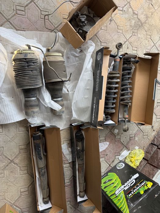 Амортизаторы и пневмобаллонны на Прадо 120