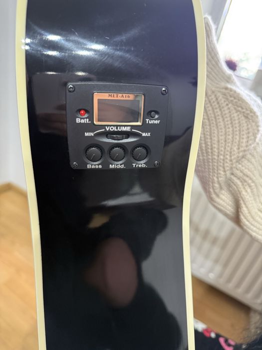 Pachet Chitară electro-acustică Pulse HW41CE + Husă Ibanez, Capodastru Ibanez, Corzi D’Addario EJ26
