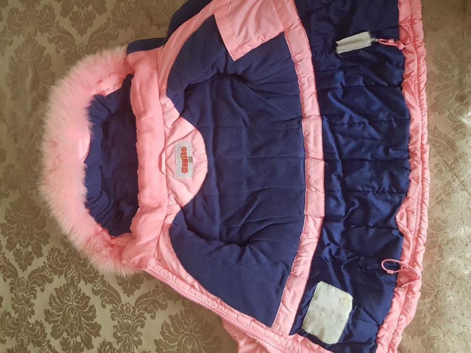 Зимний детский костюм на девочку
