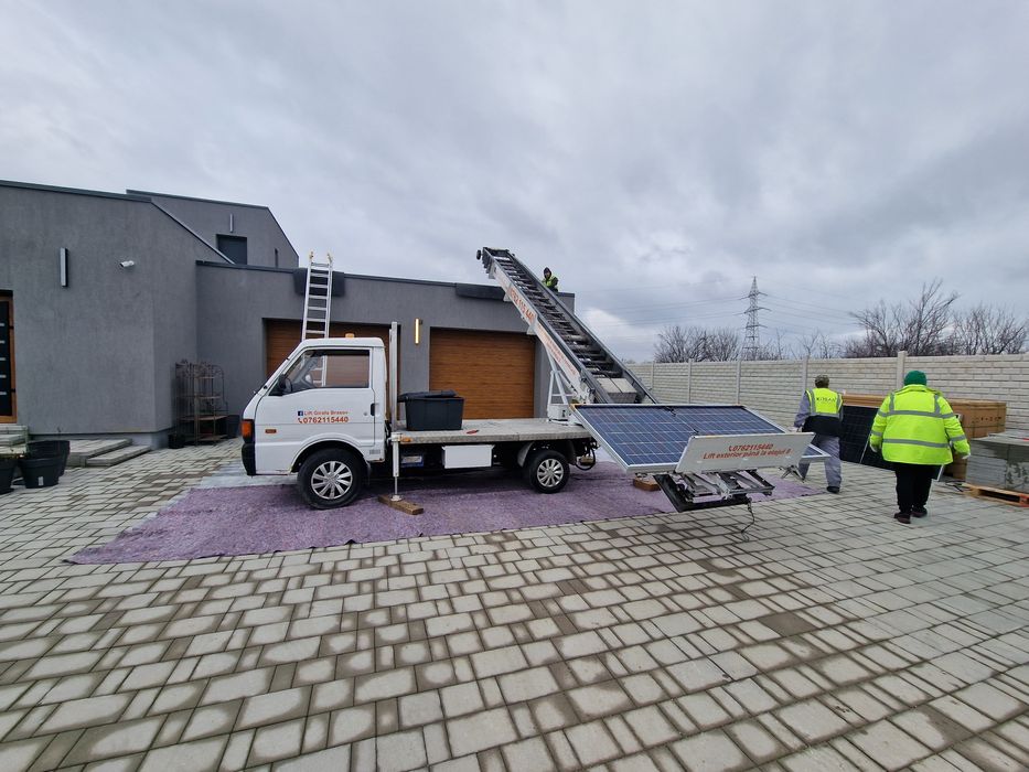 Lift exterior,  lift girafa