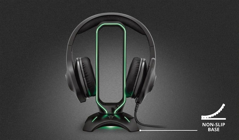 Stand casti Trust Cintar GXT 265 Iluminare RGB