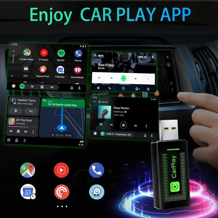 Безжичен Carplay адаптер за iPhone Lyssiefeel