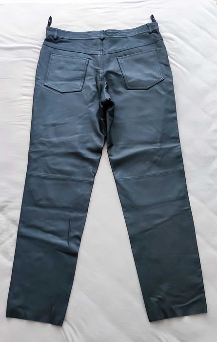 НОВ мъжки кожен панталон от естествена кожа JCC