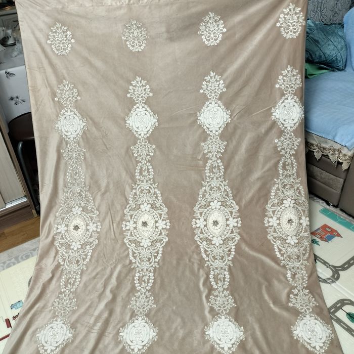 Тюль со шторами комплект