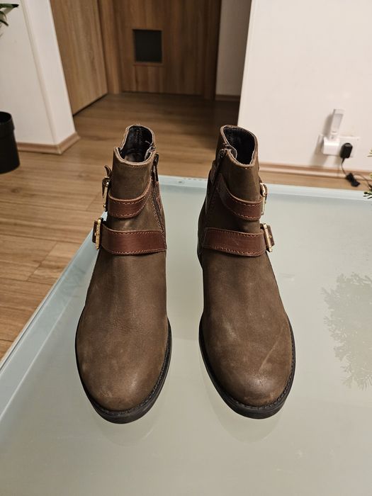 Ghete maro piele 37