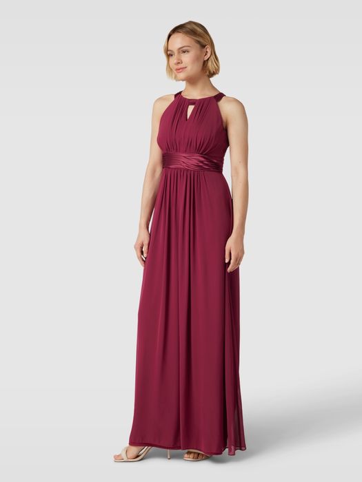 Дълга официална рокля в цвят череша Jake*s coctail