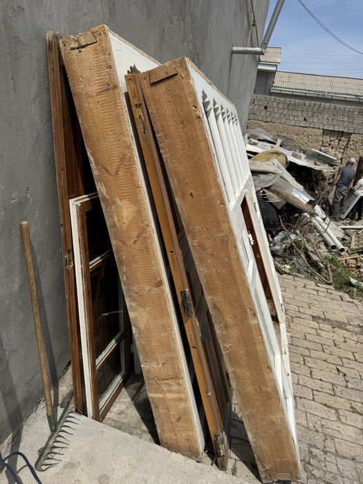 Deraza 2 qavatli yogochdan