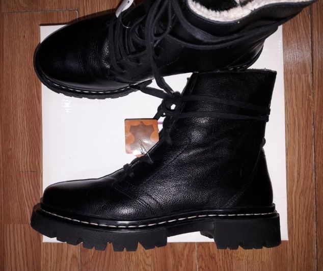 Новые Ботинки КОЖА р.40 бренд