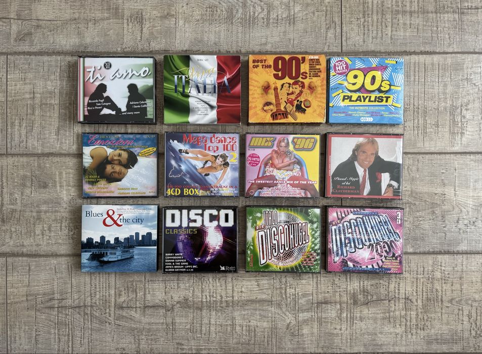 Cd-uri compilatii muzica Italo-Disco/Eurohouse/Blues
