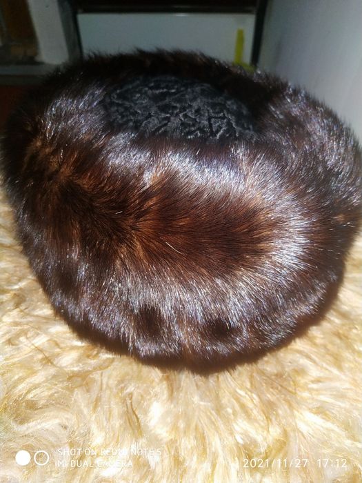 Шапка норковая...